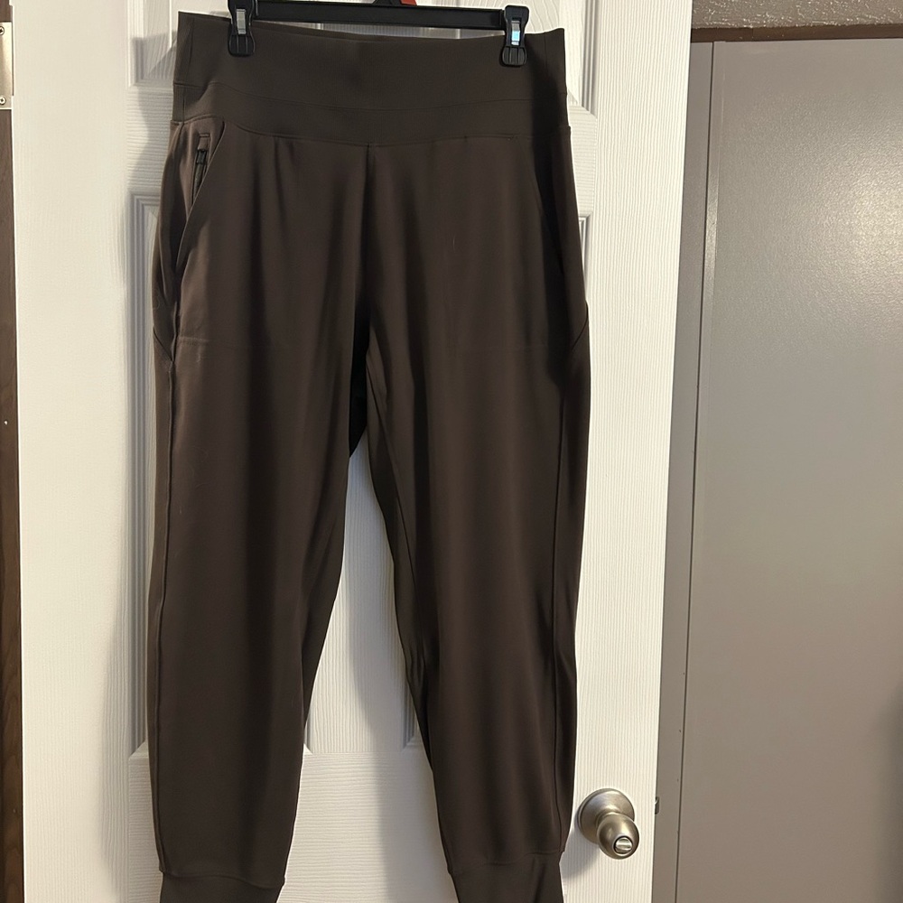 Athleta Dark Brown Jogger Track Pants